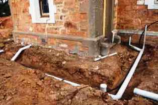 outside drainage Heston